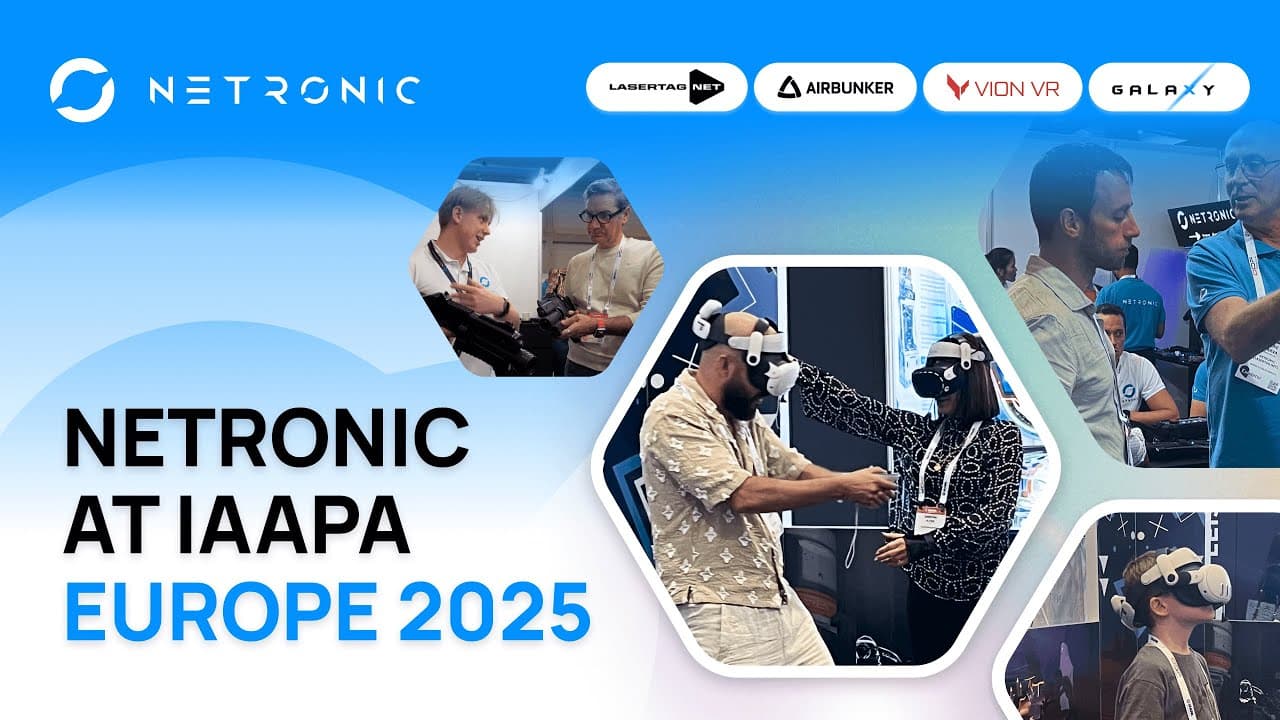 New video preview image NETRONIC at IAAPA Europe 2025 | Laser Tag & VR Highlights